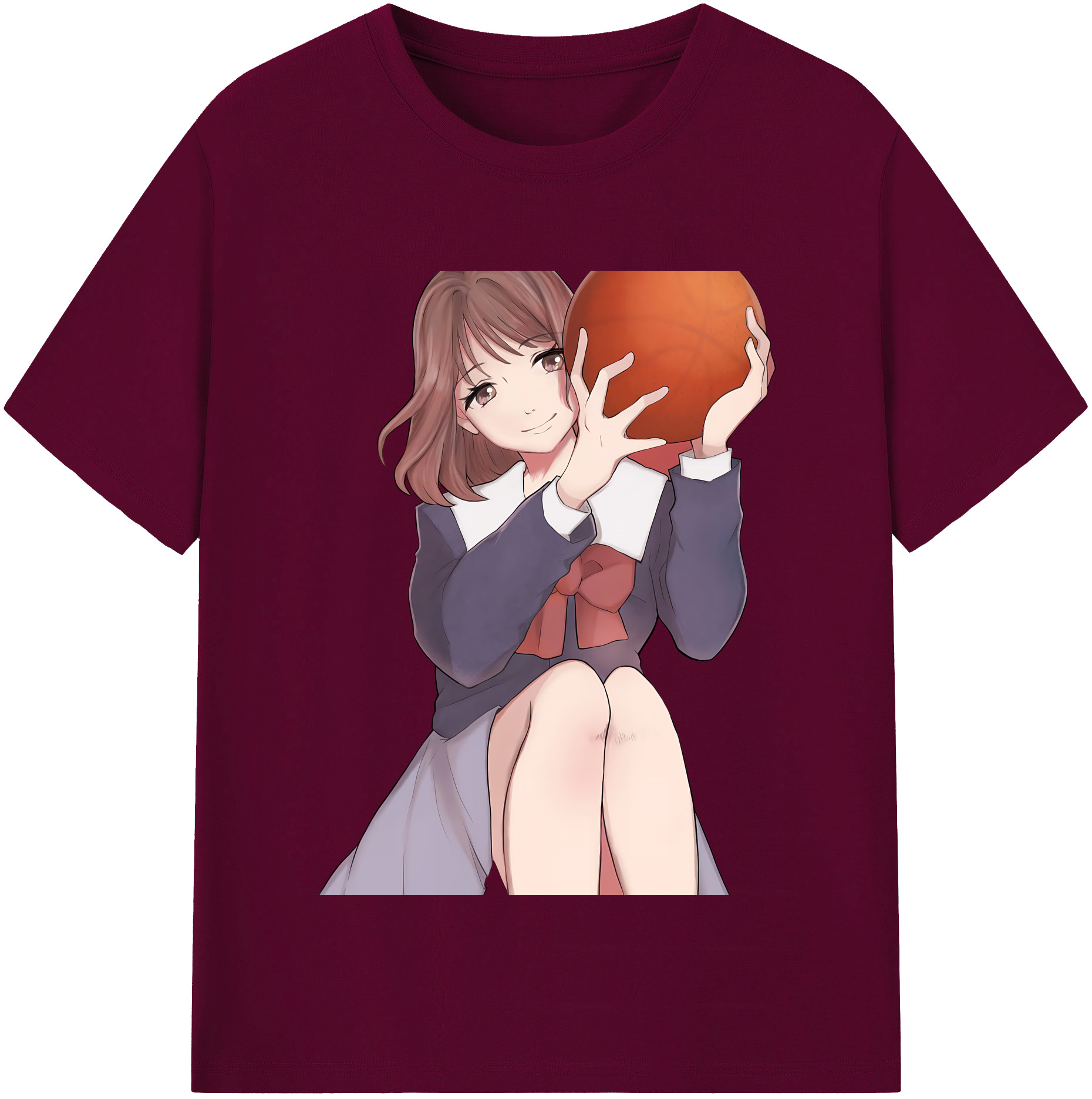 （画像用） SLAM DUNK／スラムダンク レディースカジュアルプリントTシャツ（綿100％）